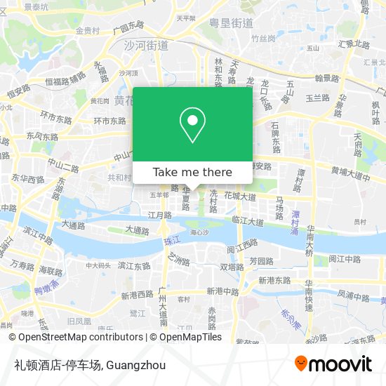 礼顿酒店-停车场 map