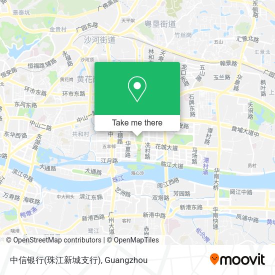 中信银行(珠江新城支行) map