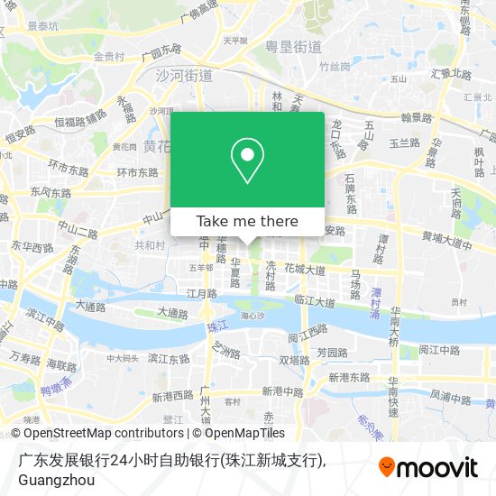 广东发展银行24小时自助银行(珠江新城支行) map