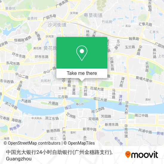 中国光大银行24小时自助银行(广州金穗路支行) map