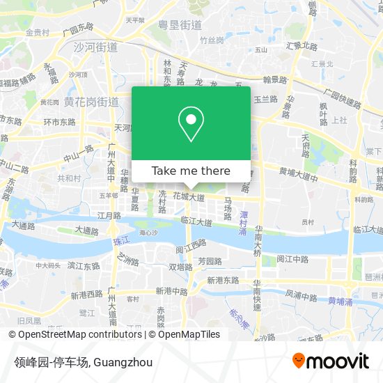 领峰园-停车场 map