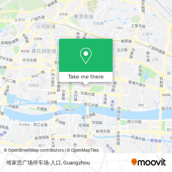 维家思广场停车场-入口 map
