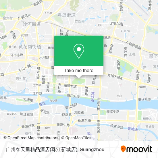 广州春天里精品酒店(珠江新城店) map