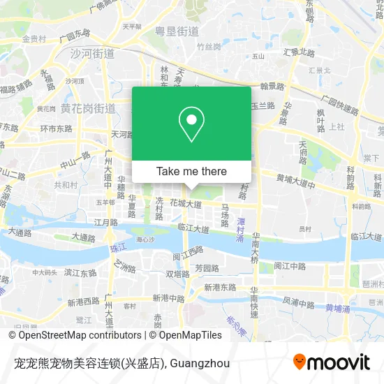 宠宠熊宠物美容连锁(兴盛店) map