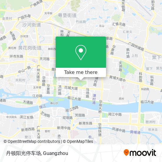 丹顿阳光停车场 map