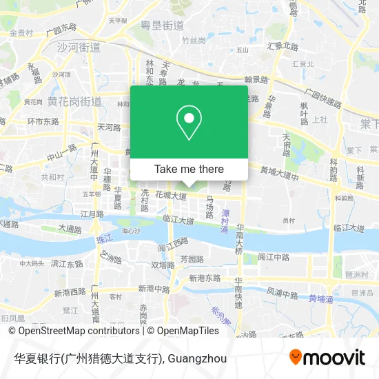 华夏银行(广州猎德大道支行) map