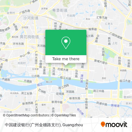 中国建设银行(广州金穗路支行) map