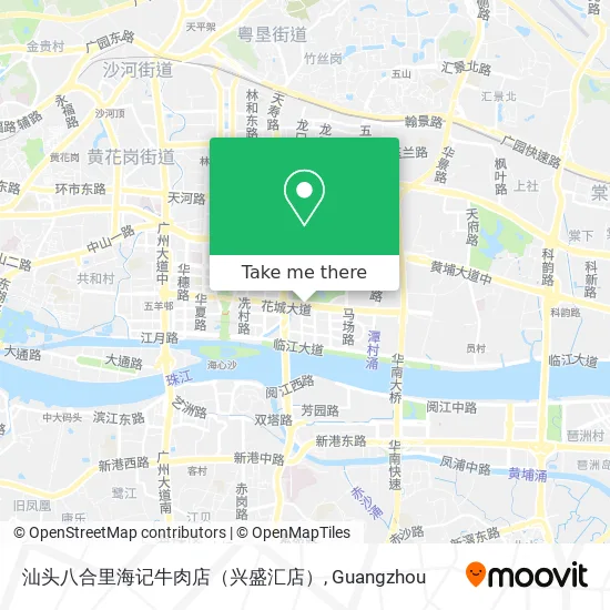 汕头八合里海记牛肉店（兴盛汇店） map