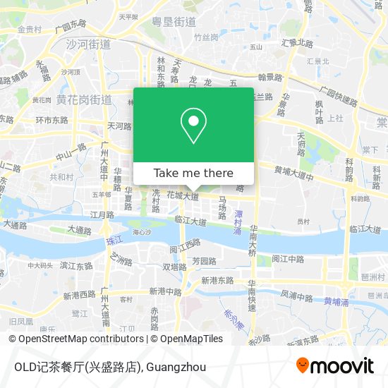 OLD记茶餐厅(兴盛路店) map