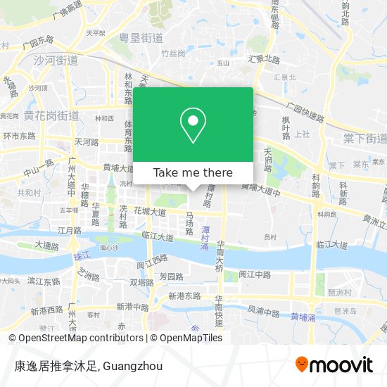 康逸居推拿沐足 map