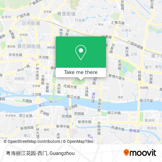 粤海丽江花园-西门 map