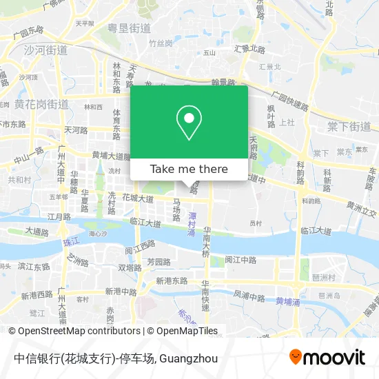 中信银行(花城支行)-停车场 map