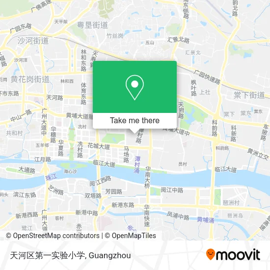 天河区第一实验小学 map