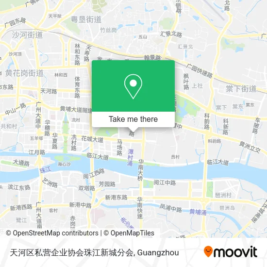 天河区私营企业协会珠江新城分会 map