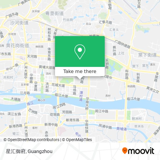 星汇御府 map