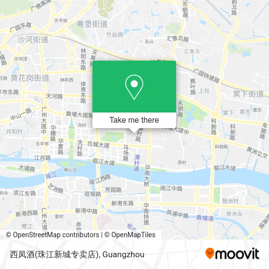 西凤酒(珠江新城专卖店) map