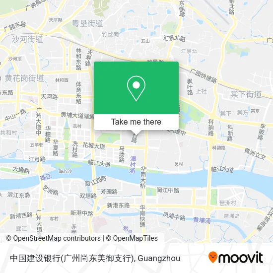 中国建设银行(广州尚东美御支行) map