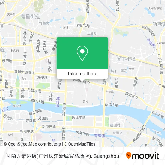 迎商方豪酒店(广州珠江新城赛马场店) map