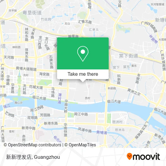 新新理发店 map