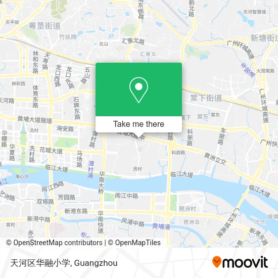 天河区华融小学 map
