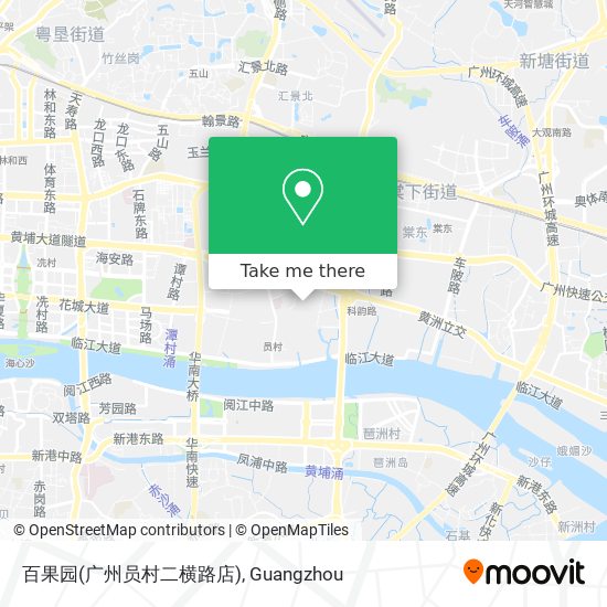 百果园(广州员村二横路店) map
