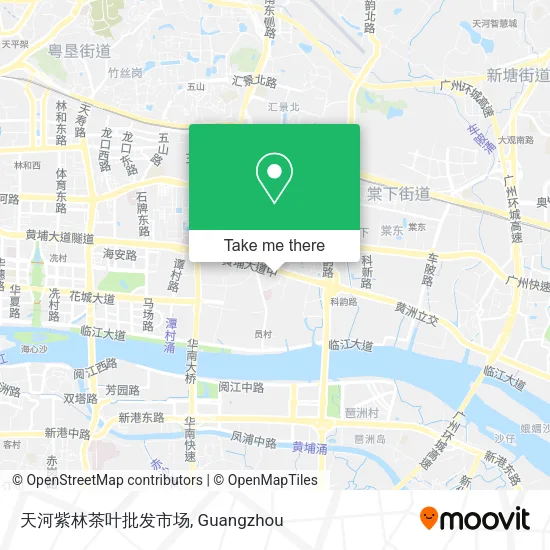 天河紫林茶叶批发市场 map