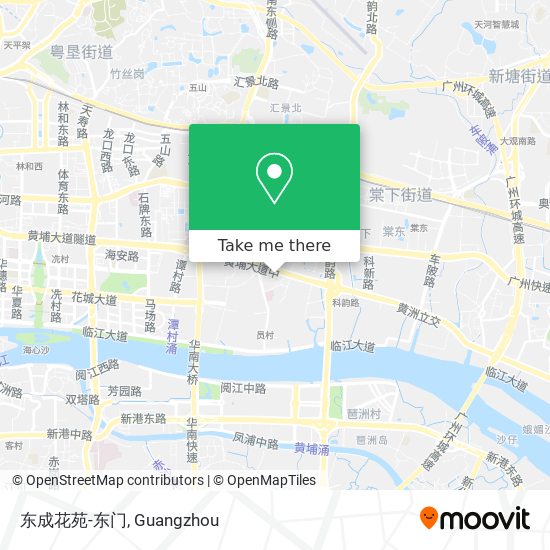 东成花苑-东门 map