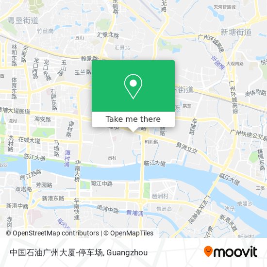 中国石油广州大厦-停车场 map