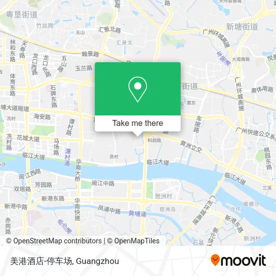 美港酒店-停车场 map