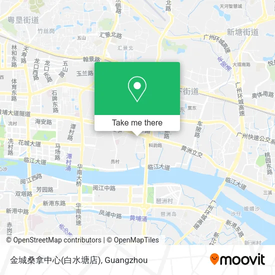 金城桑拿中心(白水塘店) map