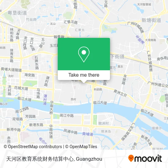 天河区教育系统财务结算中心 map