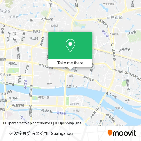 广州鸿宇展览有限公司 map