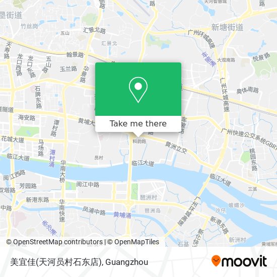 美宜佳(天河员村石东店) map