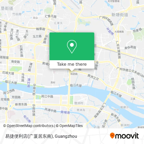 易捷便利店(广厦居东南) map