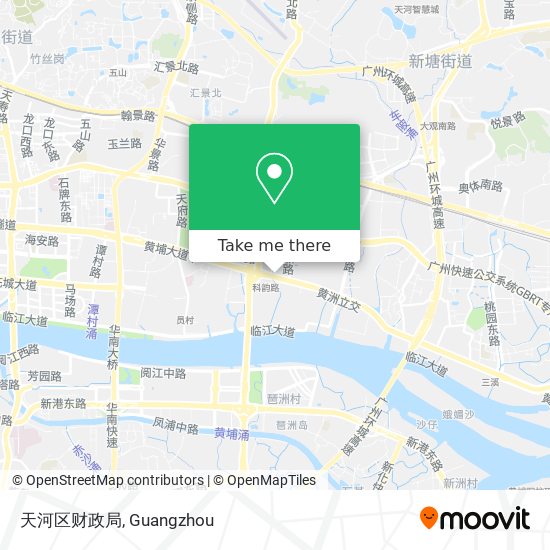 天河区财政局 map