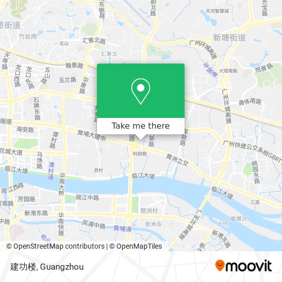 建功楼 map
