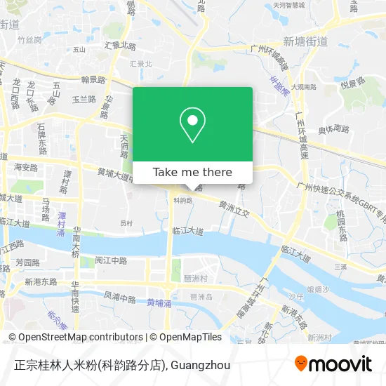 正宗桂林人米粉(科韵路分店) map
