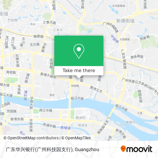 广东华兴银行(广州科技园支行) map
