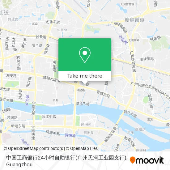 中国工商银行24小时自助银行(广州天河工业园支行) map
