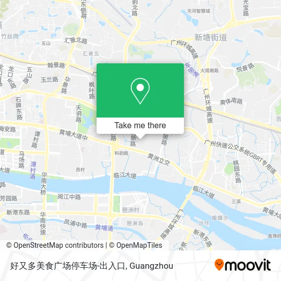 好又多美食广场停车场-出入口 map