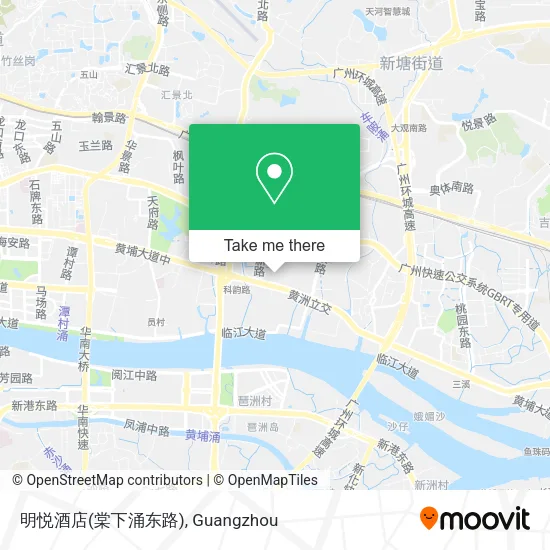 明悦酒店(棠下涌东路) map