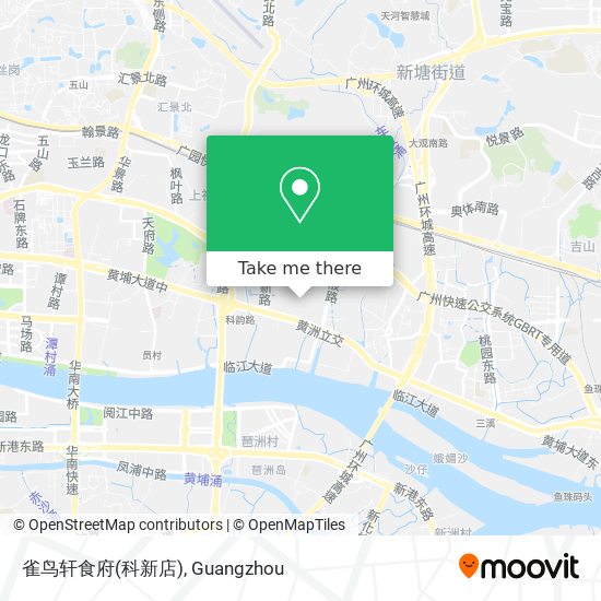 雀鸟轩食府(科新店) map