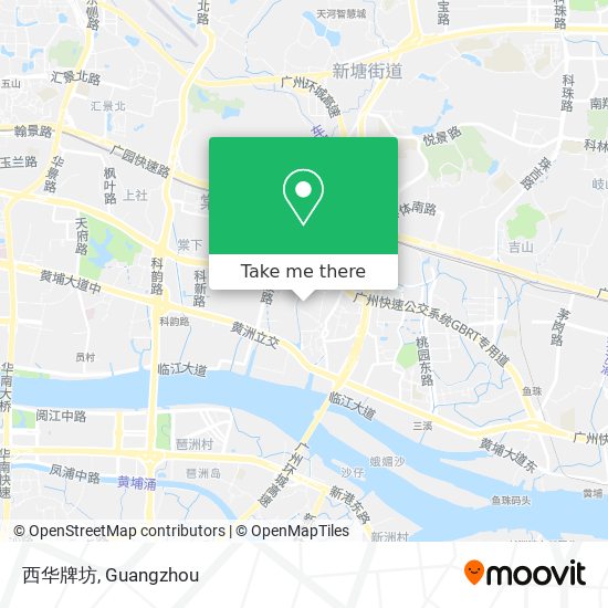 西华牌坊 map