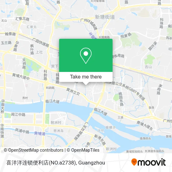 喜洋洋连锁便利店(NO.a2738) map