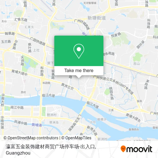 瀛富五金装饰建材商贸广场停车场-出入口 map
