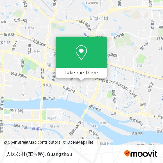 人民公社(车陂路) map
