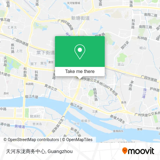 天河东泷商务中心 map