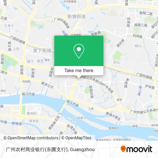 广州农村商业银行(东圃支行) map