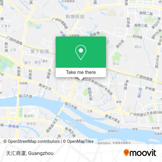 天汇商厦 map