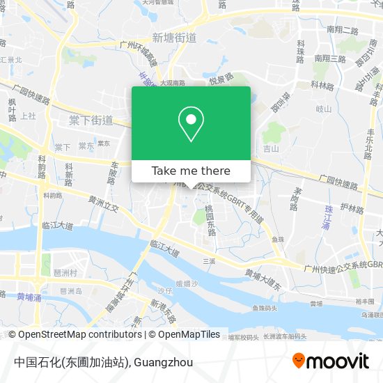 中国石化(东圃加油站) map